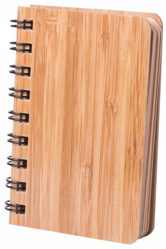 Bambusz jegyzetfüzet - gravírozva
